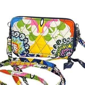 NWOT Vera Bradley RIO All in One‎ Crossbody in Zip Around Wallet Small Wristlet